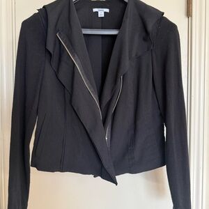 Bar III Black Blazer with Tailored Design and Textured Fabric
